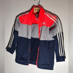 Adidas Navy and Coral Track Jacket